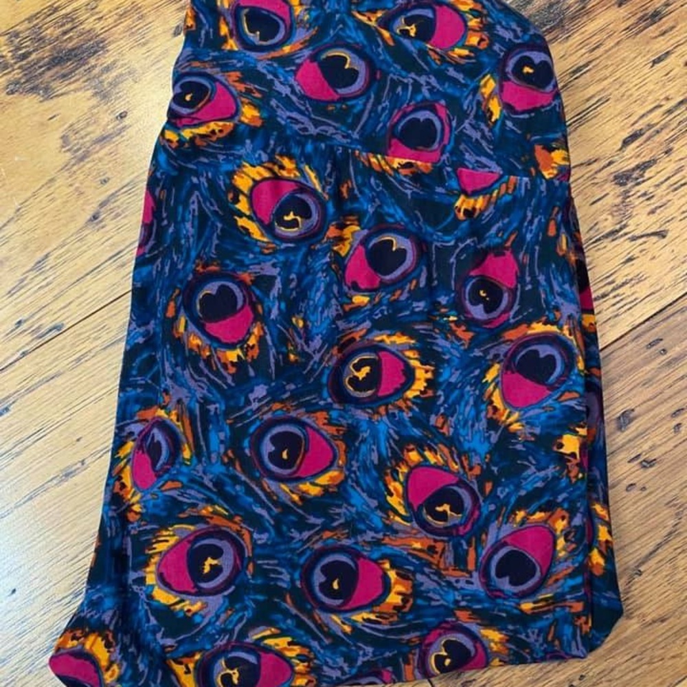 Lularoe peacock leggings - One Size